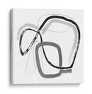 Vibración Negra Y Gris Iv - Victoria Borges | Cuadro decorativo de Canvas Lab