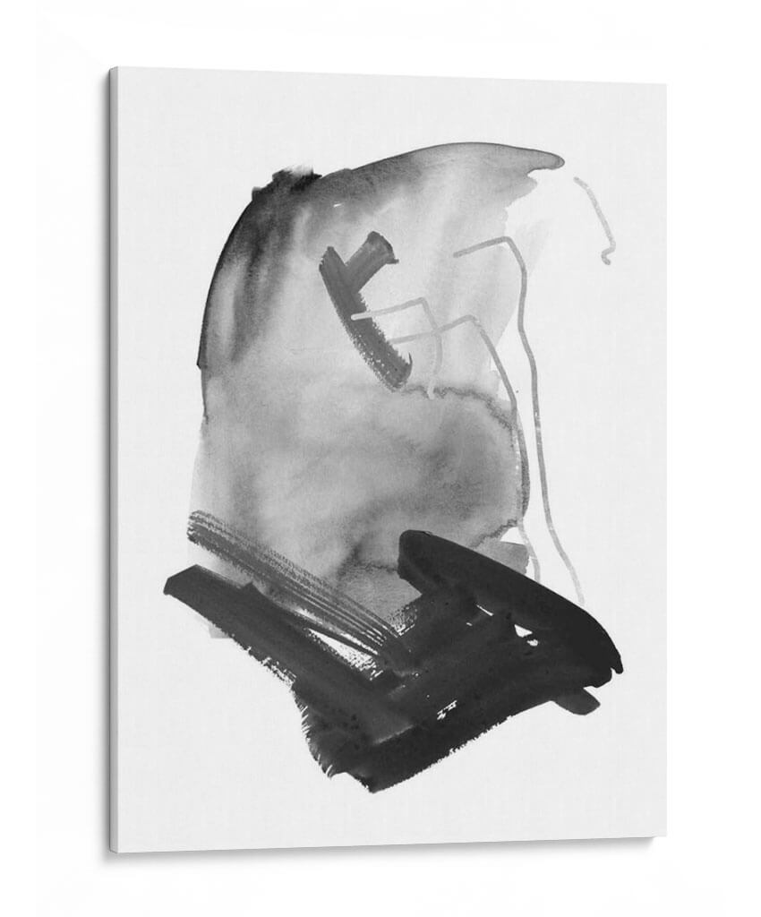 Choque Negro Y Gris Iv - Melissa Wang | Cuadro decorativo de Canvas Lab