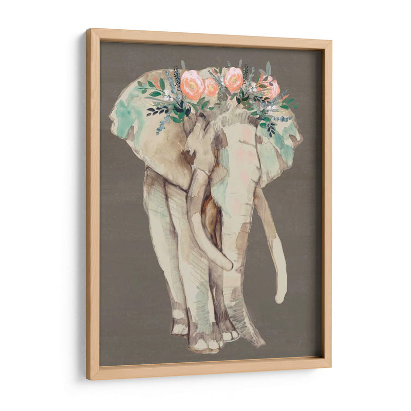 Flor Corona Elefante I - Jennifer Goldberger | Cuadro decorativo de Canvas Lab