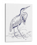 Indigo Heron Ii - Melissa Wang | Cuadro decorativo de Canvas Lab