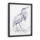 Indigo Heron Ii - Melissa Wang | Cuadro decorativo de Canvas Lab