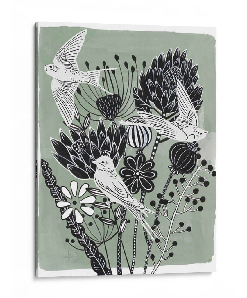 Swallow Dance I - Melissa Wang | Cuadro decorativo de Canvas Lab