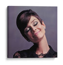 Happy Audrey Hepburn | Cuadro decorativo de Canvas Lab