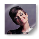 Happy Audrey Hepburn | Cuadro decorativo de Canvas Lab
