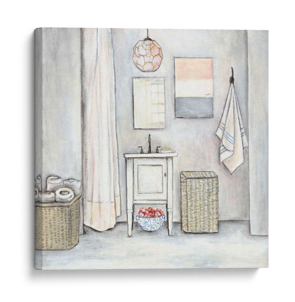 Baño Neutro I - R. Nob | Cuadro decorativo de Canvas Lab