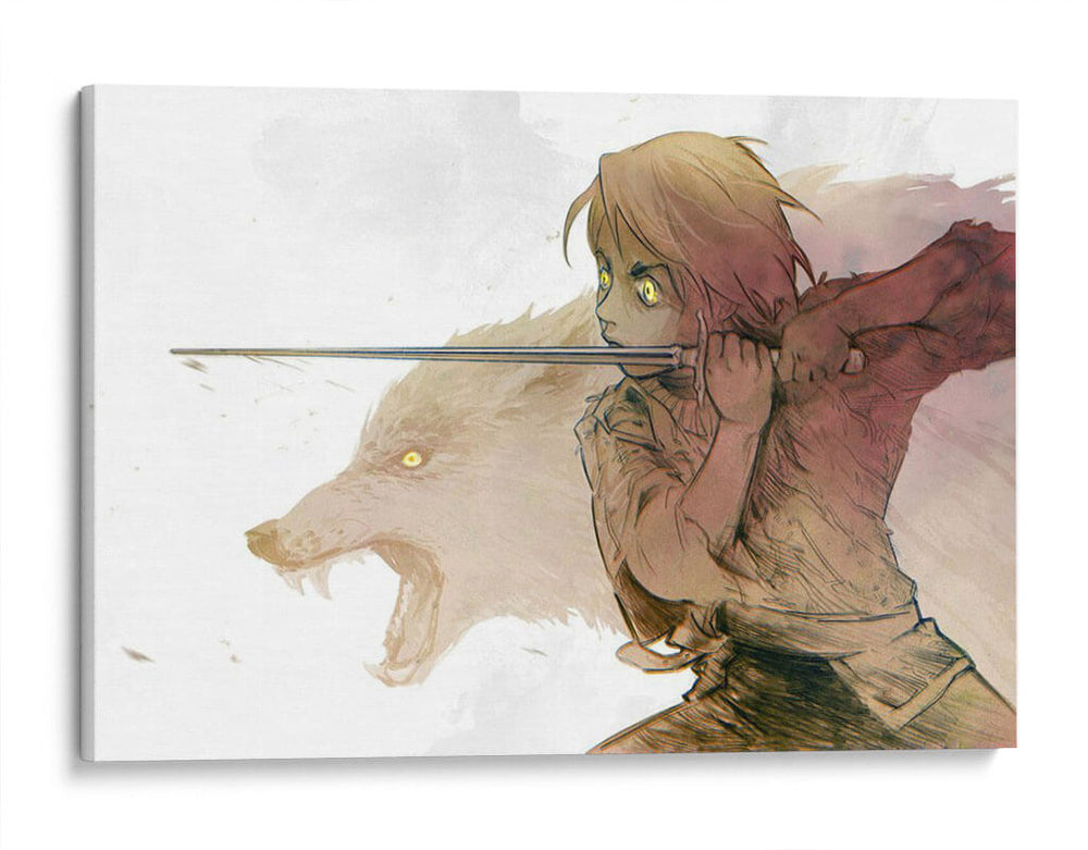 Arya con Nymeria | Cuadro decorativo de Canvas Lab