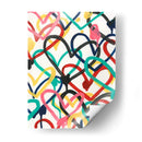 Heart Garabatos I - June Erica Vess | Cuadro decorativo de Canvas Lab