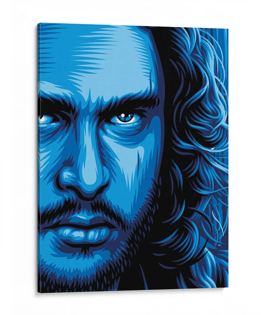 Blue Snow | Cuadro decorativo de Canvas Lab