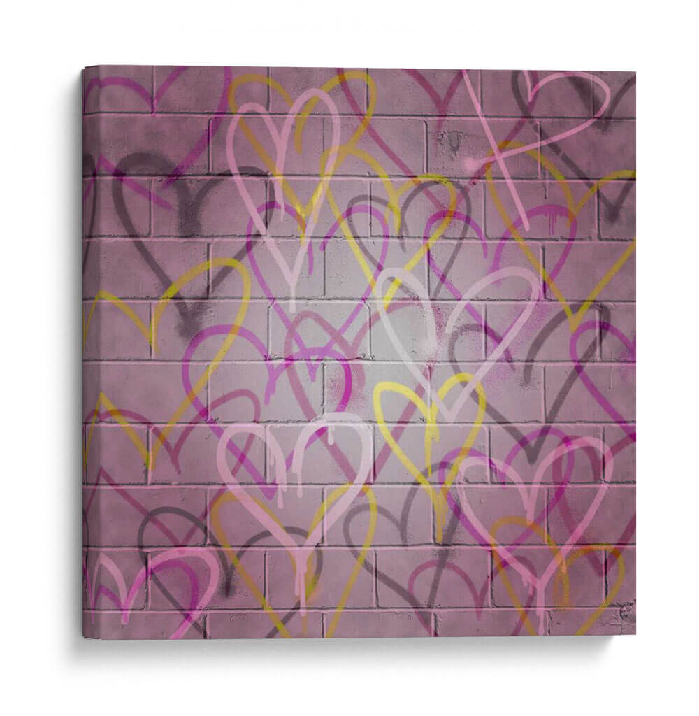 Graffiti Hearts Ii - Grace Popp | Cuadro decorativo de Canvas Lab