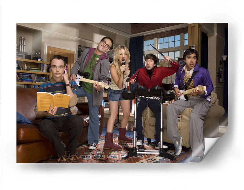 La banda de los nerds | Cuadro decorativo de Canvas Lab