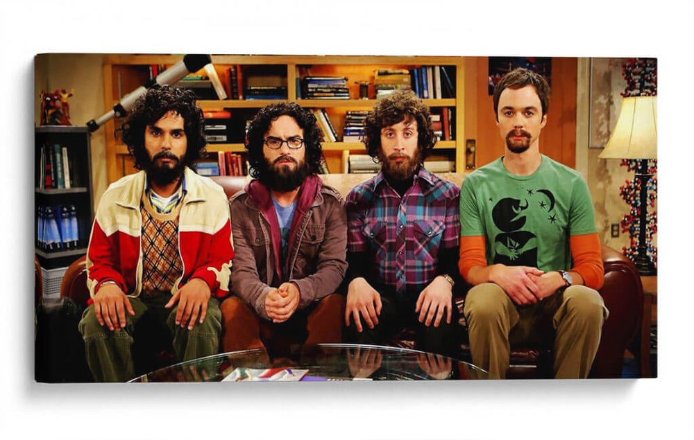 Nerds Hippies | Cuadro decorativo de Canvas Lab