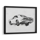 Boceto Clásico De Coche I - Jacob Green | Cuadro decorativo de Canvas Lab