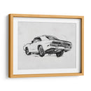 Boceto Clásico De Coche I - Jacob Green | Cuadro decorativo de Canvas Lab