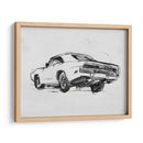 Boceto Clásico De Coche I - Jacob Green | Cuadro decorativo de Canvas Lab