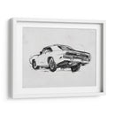 Boceto Clásico De Coche I - Jacob Green | Cuadro decorativo de Canvas Lab