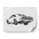 Boceto Clásico De Coche I - Jacob Green | Cuadro decorativo de Canvas Lab