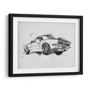 Bosquejo De Coche Clásico Ii - Jacob Green | Cuadro decorativo de Canvas Lab