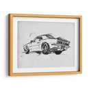 Bosquejo De Coche Clásico Ii - Jacob Green | Cuadro decorativo de Canvas Lab
