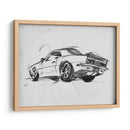Bosquejo De Coche Clásico Ii - Jacob Green | Cuadro decorativo de Canvas Lab