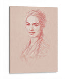 Dibujo de Cersei Lannister | Cuadro decorativo de Canvas Lab