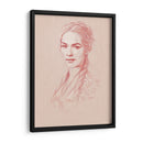 Dibujo de Cersei Lannister | Cuadro decorativo de Canvas Lab
