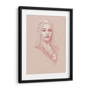 Dibujo de Daenerys Targaryen | Cuadro decorativo de Canvas Lab