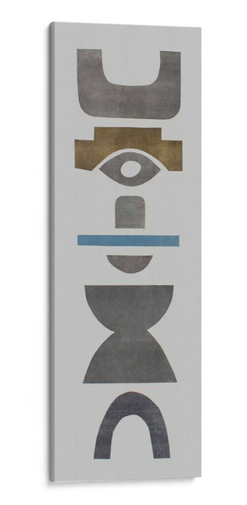 Totems Neutros V - Rob Delamater | Cuadro decorativo de Canvas Lab