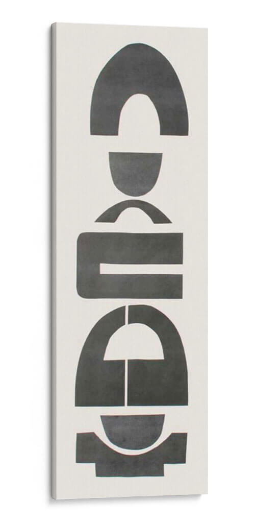 Totems Neutros Ix - Rob Delamater | Cuadro decorativo de Canvas Lab