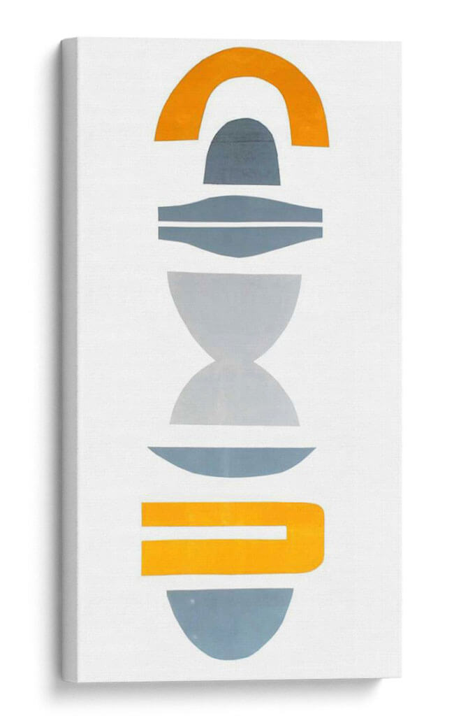 Formas Tribales Primarias Vi - Rob Delamater | Cuadro decorativo de Canvas Lab