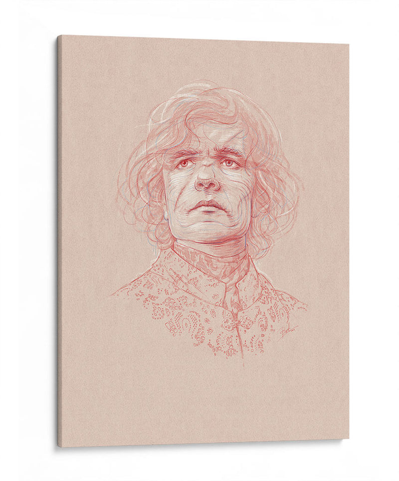 Dibujo de Tyrion Lannister | Cuadro decorativo de Canvas Lab