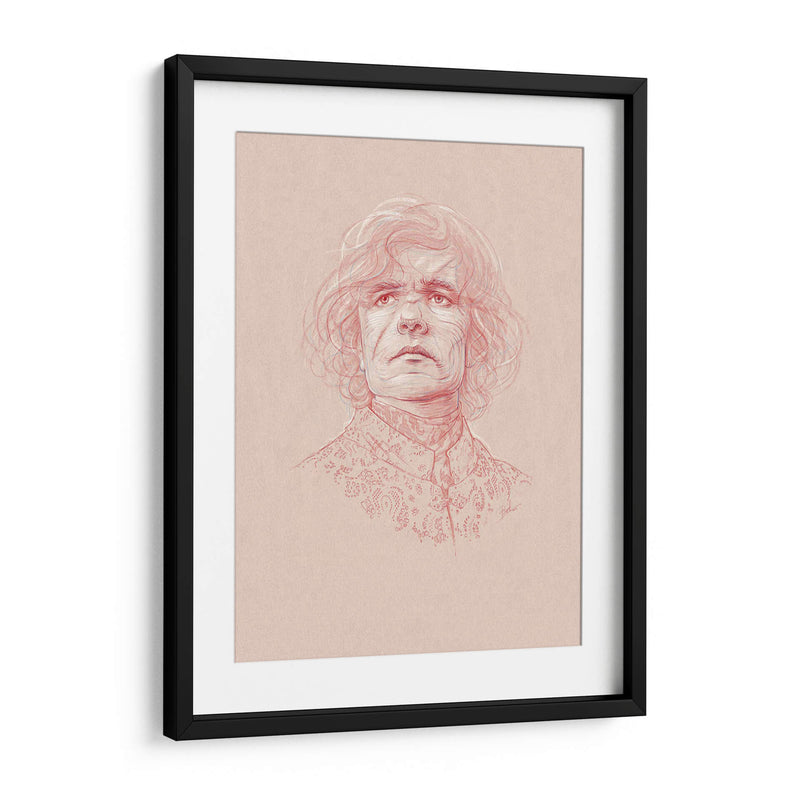 Dibujo de Tyrion Lannister | Cuadro decorativo de Canvas Lab
