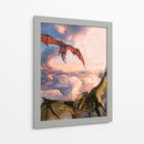 El vuelo de Jon y Daenerys | Cuadro decorativo de Canvas Lab