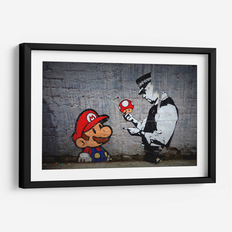 Mario y el Policia | Cuadro decorativo de Canvas Lab