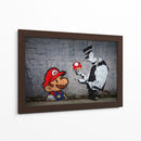 Mario y el Policia | Cuadro decorativo de Canvas Lab