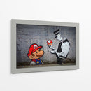 Mario y el Policia | Cuadro decorativo de Canvas Lab
