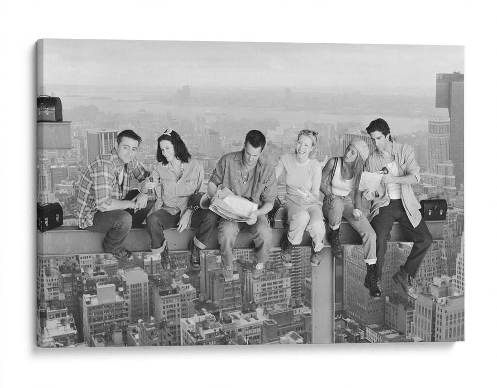 Friends a la obra | Cuadro decorativo de Canvas Lab