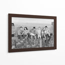 Friends a la obra | Cuadro decorativo de Canvas Lab