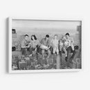 Friends a la obra | Cuadro decorativo de Canvas Lab