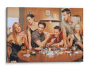 Friends Jugando Cartas | Cuadro decorativo de Canvas Lab