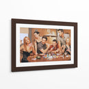 Friends Jugando Cartas | Cuadro decorativo de Canvas Lab