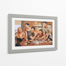 Friends Jugando Cartas | Cuadro decorativo de Canvas Lab
