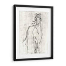 Contorno De Caballo Adornado - Ethan Harper | Cuadro decorativo de Canvas Lab