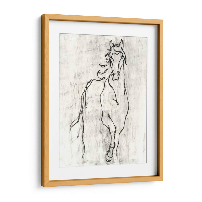 Contorno De Caballo Adornado - Ethan Harper | Cuadro decorativo de Canvas Lab