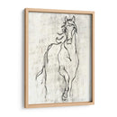 Contorno De Caballo Adornado - Ethan Harper | Cuadro decorativo de Canvas Lab