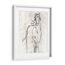 Contorno De Caballo Adornado - Ethan Harper | Cuadro decorativo de Canvas Lab