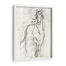 Contorno De Caballo Adornado - Ethan Harper | Cuadro decorativo de Canvas Lab