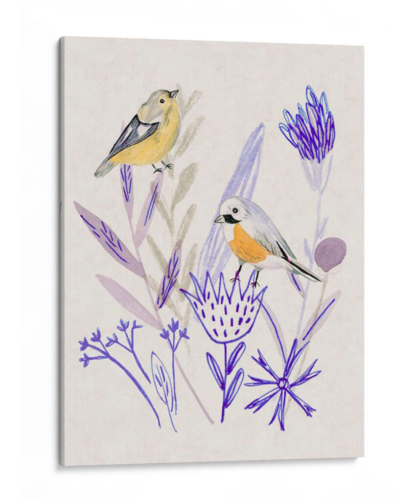 Meandro En Violeta Iv - Melissa Wang | Cuadro decorativo de Canvas Lab