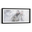 Jon y Daenerys en acuarela | Cuadro decorativo de Canvas Lab