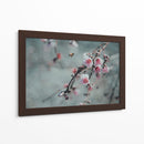 Abeja y flor de cerezo | Cuadro decorativo de Canvas Lab