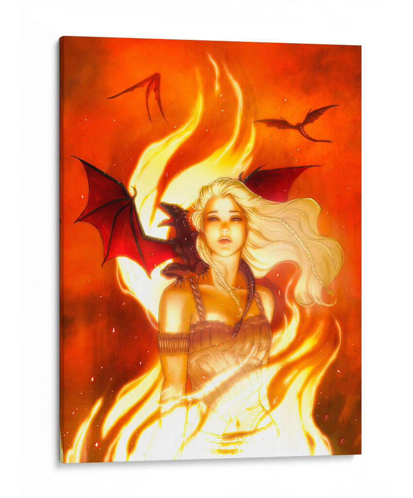 La reina de los dragones | Cuadro decorativo de Canvas Lab
